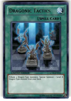 YUGIOH DRAGONIC TACTICS LC02-EN012 ULTRA LIMITED EDITION NM - Image 1
