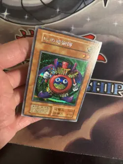 (MC) YuGiOh! Time Wizard Secret Rare Japanese No Eye Of Anubis Stamp MP/HP - Image 4