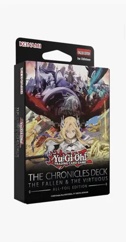 YUGIOH THE CHRONICLES DECK THE FALLEN & THE VIRTUOUS x1 English Ver Ships 10/27 - Image 1