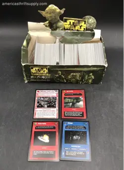 Mixed Lot Of Star Wars CCG Cards. Medium Box, Unsorted - Image 3