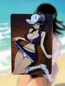 Nico Robin One Piece Anime Waifu Sexy Goddess Doujin Hentai Lewd Card - Image 1