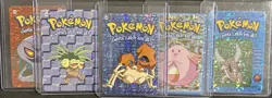 2000 Pokemon Vending Prism Holo Sticker Card Lot of 5 - Image 1
