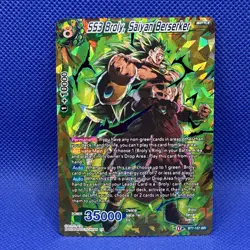 DRAGON BALL SUPER CARD GAME SS3 BROLY, SAIYAN BERSERKER BT7-127 ISR NEAR MINT - Image 1