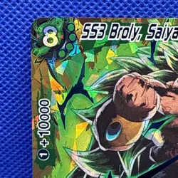 DRAGON BALL SUPER CARD GAME SS3 BROLY, SAIYAN BERSERKER BT7-127 ISR NEAR MINT - Image 2