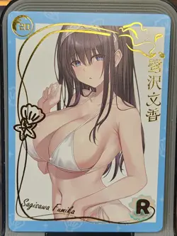 Sagisawa Fumika Genki Parade Goddess Story Card Anime Waifu R R-20 - Image 1