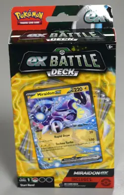 Pokemon TCG EX Battle Deck Miraidon EX 60 Card Deck Factory Sealed Brand New - Image 1