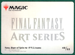 Yuna, Hope of Spira (Art Card) - Art Series: FINAL FANTASY #48 - Magic MTG Card - Image 2