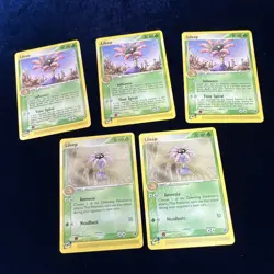 Lileep 42/100 43/100 Pokemon Card Ex Sandstorm 5x Mixed Lot - Image 1