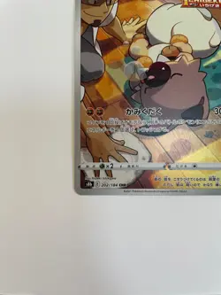 Pokemon Card Japanese Kukui's Rockruff CHR 202/184 S8b VMAX Climax HOLO MINT - Image 4
