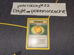 Gold Berry 1st Edition Uncommon Trainer Card Neo Genesis 93/111 Heavily Played - Image 1