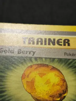 Gold Berry 1st Edition Uncommon Trainer Card Neo Genesis 93/111 Heavily Played - Image 3
