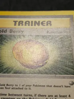 Gold Berry 1st Edition Uncommon Trainer Card Neo Genesis 93/111 Heavily Played - Image 5
