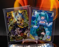 Miku Hatsune Goddess Story PR NS-2M08PR-01 NS-2M07-063 Premium 2 Card Combo - Image 1