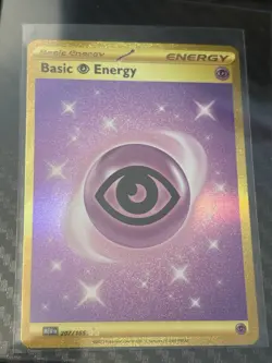 Pokemon TCG Psychic Energy Gold Scarlet & Violet 151 Holo Card 207/165 NM + - Image 1