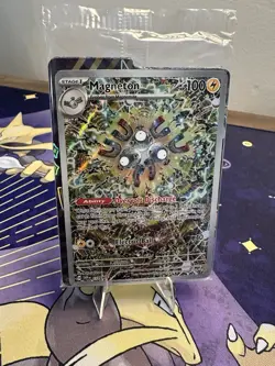 Pokemon TCG Magneton Holo Scarlet & Violet Promo Card #159 Sealed - Image 1