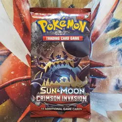 S&M Crimson Invasion Booster Pack - Pokemon Cards - New & Sealed - Lot #248 - Image 1