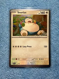 English Snorlax 122 Sv: Scarlet & Violet Promo Cards Holo - Image 1