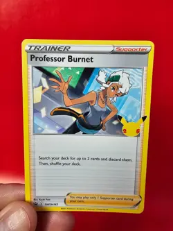 Pokemon Sword & Shield Promo Professor Burnet (Celebrations) SWSH167 Card - Image 5