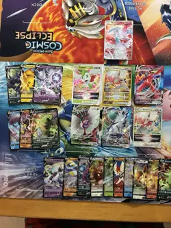 Pokemon Card Full Art Alt Art Fire Rayquaza Reshiram Deoxys Pikachu 32 Cards - Image 3