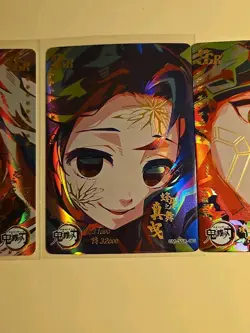 Demon Slayer Character Trading Card Lot (Set) - Collectible Art - Image 3