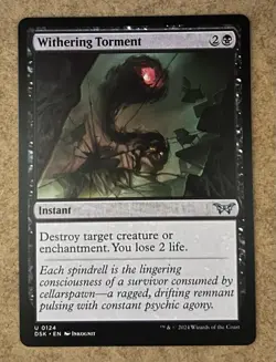 Withering Torment - Duskmourn: House of Horror - NM MTG - Image 1