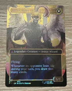Magic the Gathering Kefka, Court Mage Borderless Surge Foil 0543 Final Fantasy - Image 2