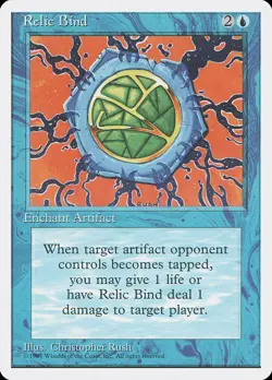 4x Relic Bind - LP - 4th Edition - SPARROW MAGIC mtg - Image 1