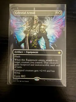 Celestial Armor (Borderless) Foundations 295 Near Mint - Image 1