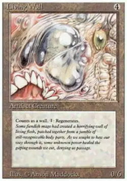 X4 Living Wall Revised Edition Moderate Play MTG Magic DNA GAMES - Image 1