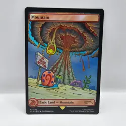 Mountain #1942 FOIL MTG Secret Lair Spongebob Squarepants - Image 1