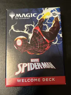 NYCC 2025 HASBRO MAGIC THE GATHERING SPIDER-MAN WELCOME DECK GREEN MILES MORALES - Image 1