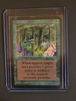 MTG- Wild Growth- ( Limited Edition) Alpha- Regular Common - Image 1