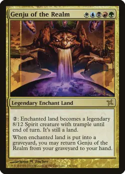 Genju of the Realm Betrayers of Kamigawa MODERATELY PLAYED - Image 1