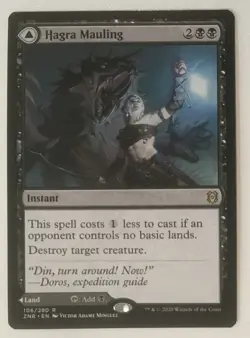 HAGRA MAULING HAGRA / BROODPIT Zendikar Rising MTG Magic NM Rare - Image 1