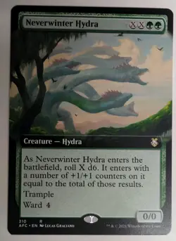 MTG - Neverwinter Hydra - AFC - R - Ext Art - 310 - Image 1
