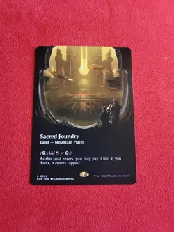 Sacred Foundry (Borderless) Edge of Eternities Regular EoE 282 - Image 1