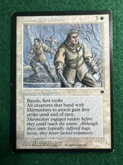 MTG Icatian Skirmishers (Fallen Empires/White/R) - MP - Image 1