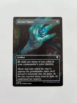 Arcane Signet NM (Borderless) Commander Masters Regular MTG NM - Image 1