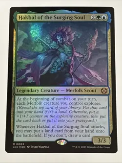 MTG Commander: The Lost Caverns of Ixalan Hakbal of the Surging Soul Foil 003 NM - Image 1