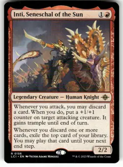 Inti, Seneschal of the Sun 156 NM MTG The Lost Caverns of Ixalan Magic - Image 1