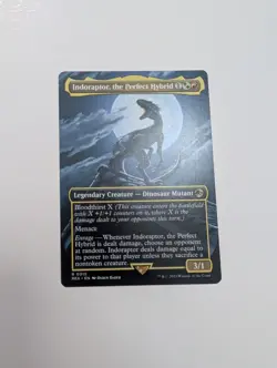 MTG - Indoraptor, the Perfect Hybrid (Borderless): Jurassic World NM/M Condition - Image 1