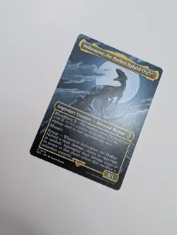 MTG - Indoraptor, the Perfect Hybrid (Borderless): Jurassic World NM/M Condition - Image 2