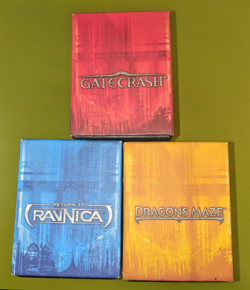 Lot of 3 Empty Fat Pack Boxes (Return to Ravnica, Gatecrash, Dragon's Maze) MTG - Image 5