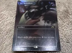 Jet Medallion (Borderless) Factory Error Crimp Modern Horizons 3 Foil - Image 1