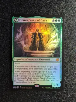 MTG Titania, Voice of Gaea - Foil - Mythic - NM - BRO-EN - 193/287 - Image 1