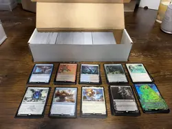 Magic The Gathering, 800+ Card Lot, 100 Rares. - Image 1