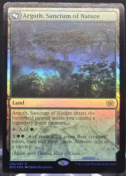 Argoth, Sanctum of Nature #256 The Brothers' War Foil Rare - Image 1