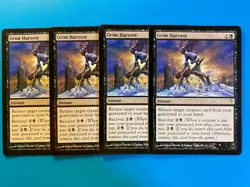MTG 4x Grim Harvest Coldsnap Pauper Modern Magic the Gathering Card x4 NM - Image 1