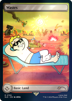 Wastes (Secret Lair 795) PROMO HEAVILY PLD Basic Land MAGIC MTG CARD ABUGames - Image 1