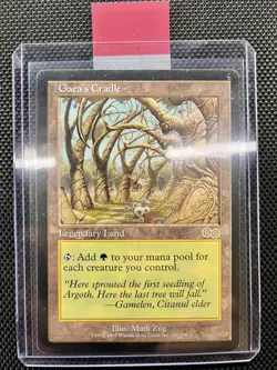 Magic The Gathering MTG Gaea's Cradle #321 Urza's Saga (MP/LP) - Image 1